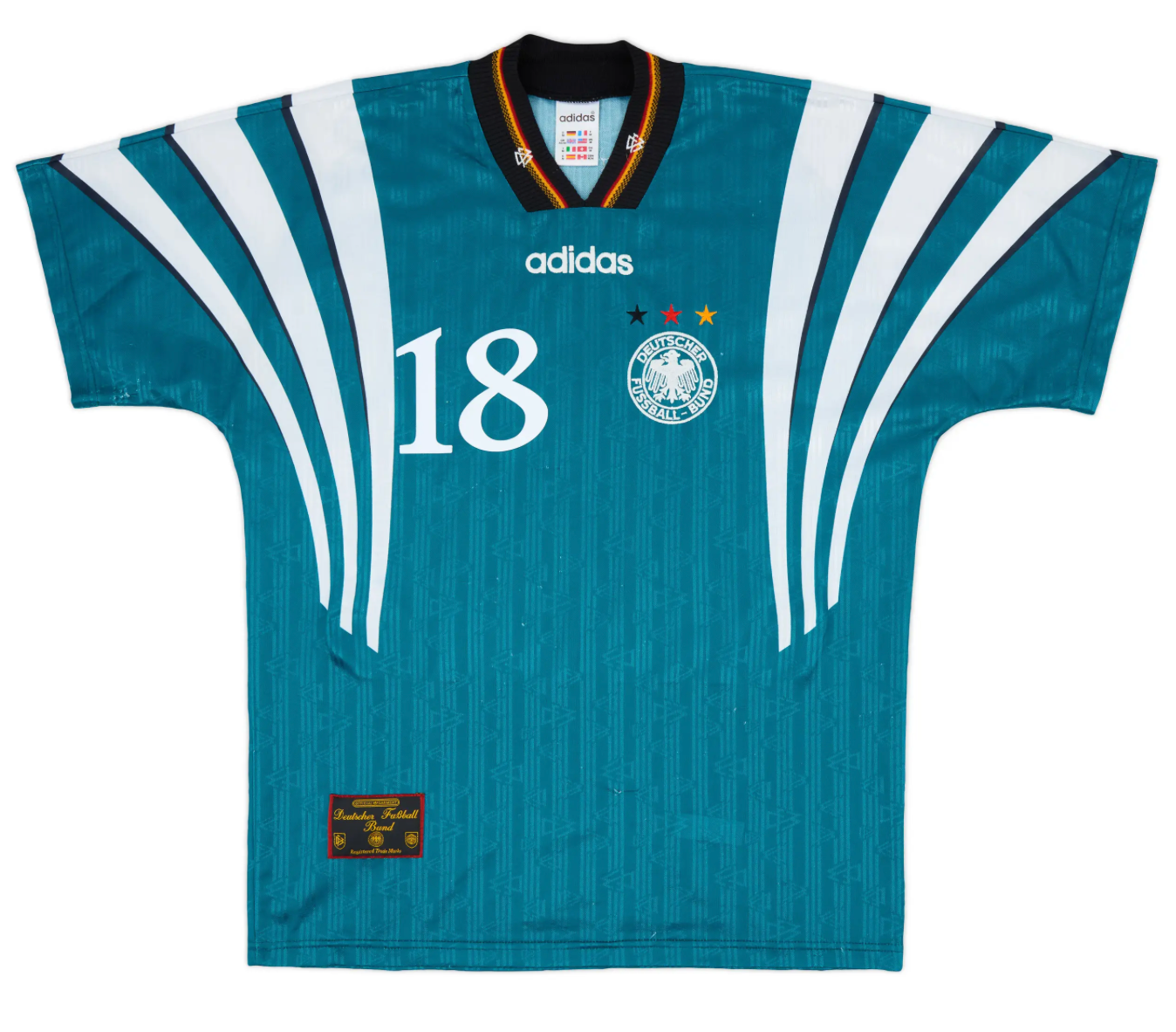 Men's Germany 1996 (Away) Retro Jersey