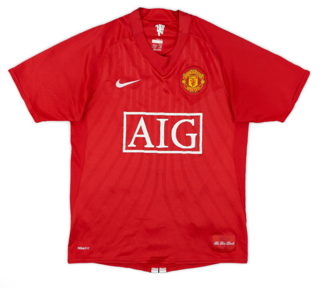 Men's Manchester United 2007/09 (Home) Retro Jersey