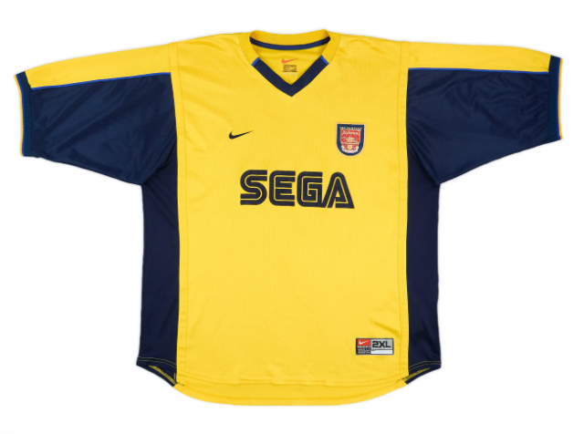 Men's Arsenal 1999/01 (Away) Retro Jersey