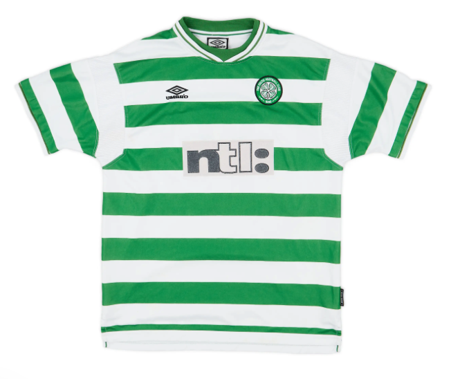 Men's Celtic FC 1999/01 (Home) Retro Jersey
