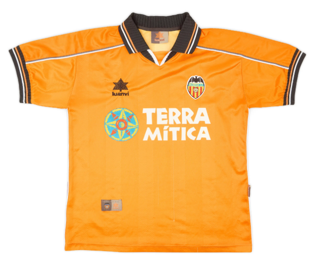 Men's Valencia CF 1999/00 (Away) Retro Jersey