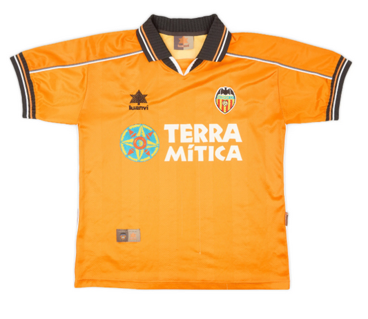 Men's Valencia CF 1999/00 (Away) Retro Jersey