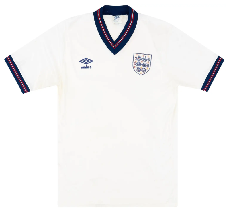 Men's England 1984/87 (Home) Retro Jersey