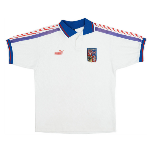 Men's Czech Republic 1996 (Away) Retro Jersey