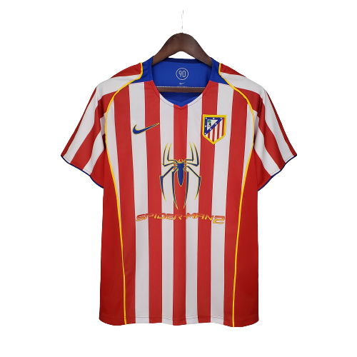 Men's Atletico Madrid 2004/05 (Home) Retro Jersey
