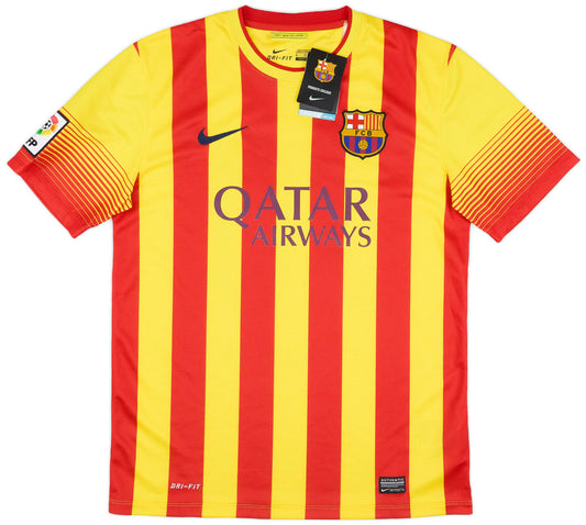 Men's FC Barcelona 2013/14 (Away) Retro Jersey