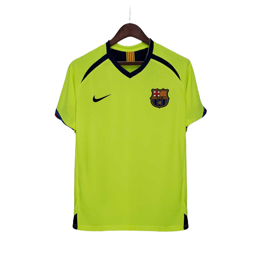 Men's FC Barcelona 2005/06 (Away) Retro Jersey