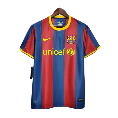 Men's FC Barcelona 2010/11 (Home) Retro Jersey