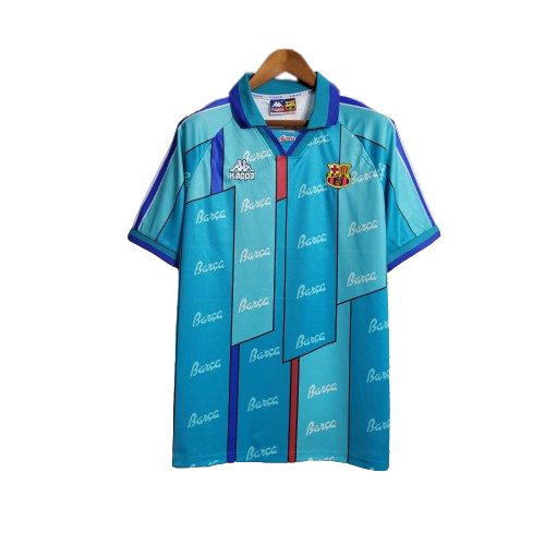 Men's FC Barcelona 1996/97 (Away) Retro Jersey