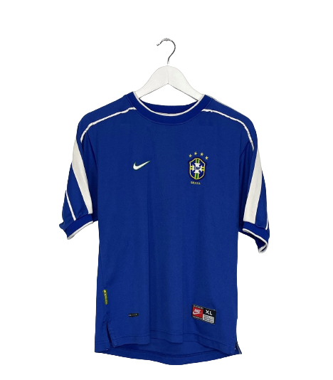 Men's Brazil 1998 (Away) Retro Jersey