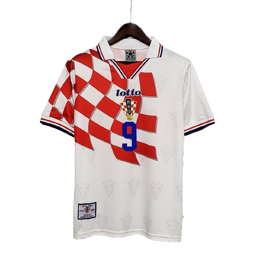 Men's Croatia 1998 (Home) Retro Jersey