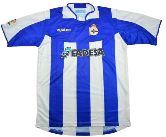 Men's Deportivo de La Coruña 2003/04 (Home) Retro Jersey