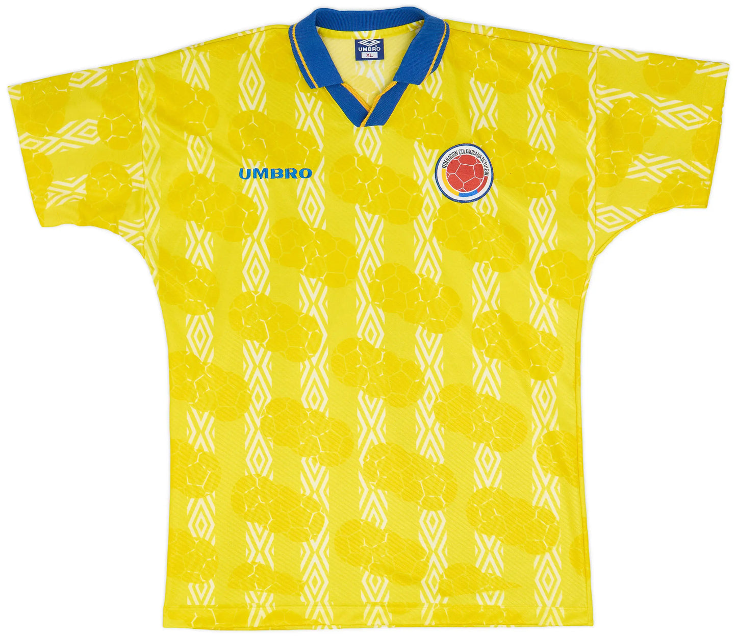 Men's Colombia 1994/95 (Home) Retro Jersey