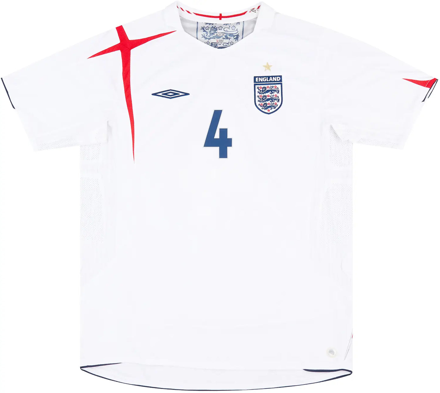 Men's England 2006 (Home) Retro Jersey