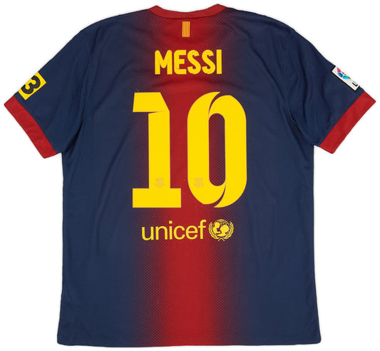 Men's FC Barcelona 2012/13 (Home) Retro Jersey
