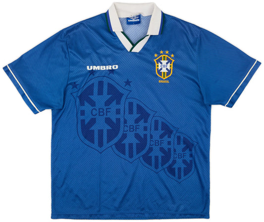 Men's Brazil 1994 (Away) Retro Jersey
