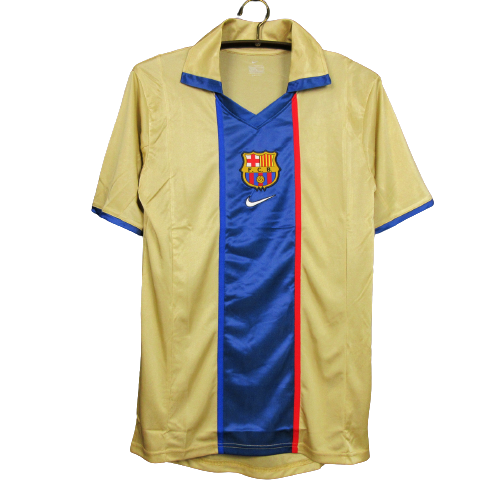 Men's FC Barcelona 2002/03 (Away) Retro Jersey