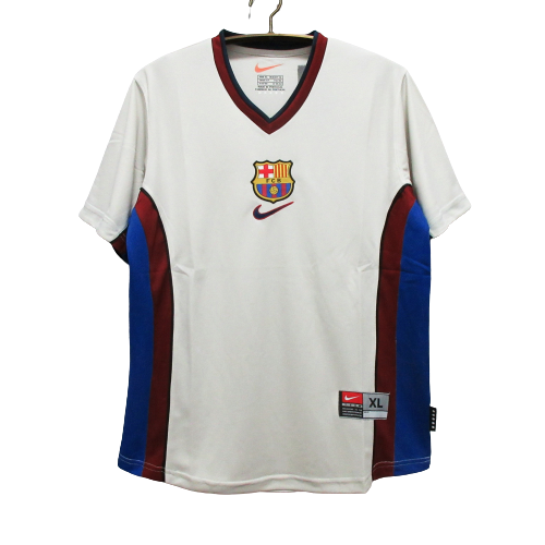 Men's FC Barcelona 1998/99 (Away) Retro Jersey