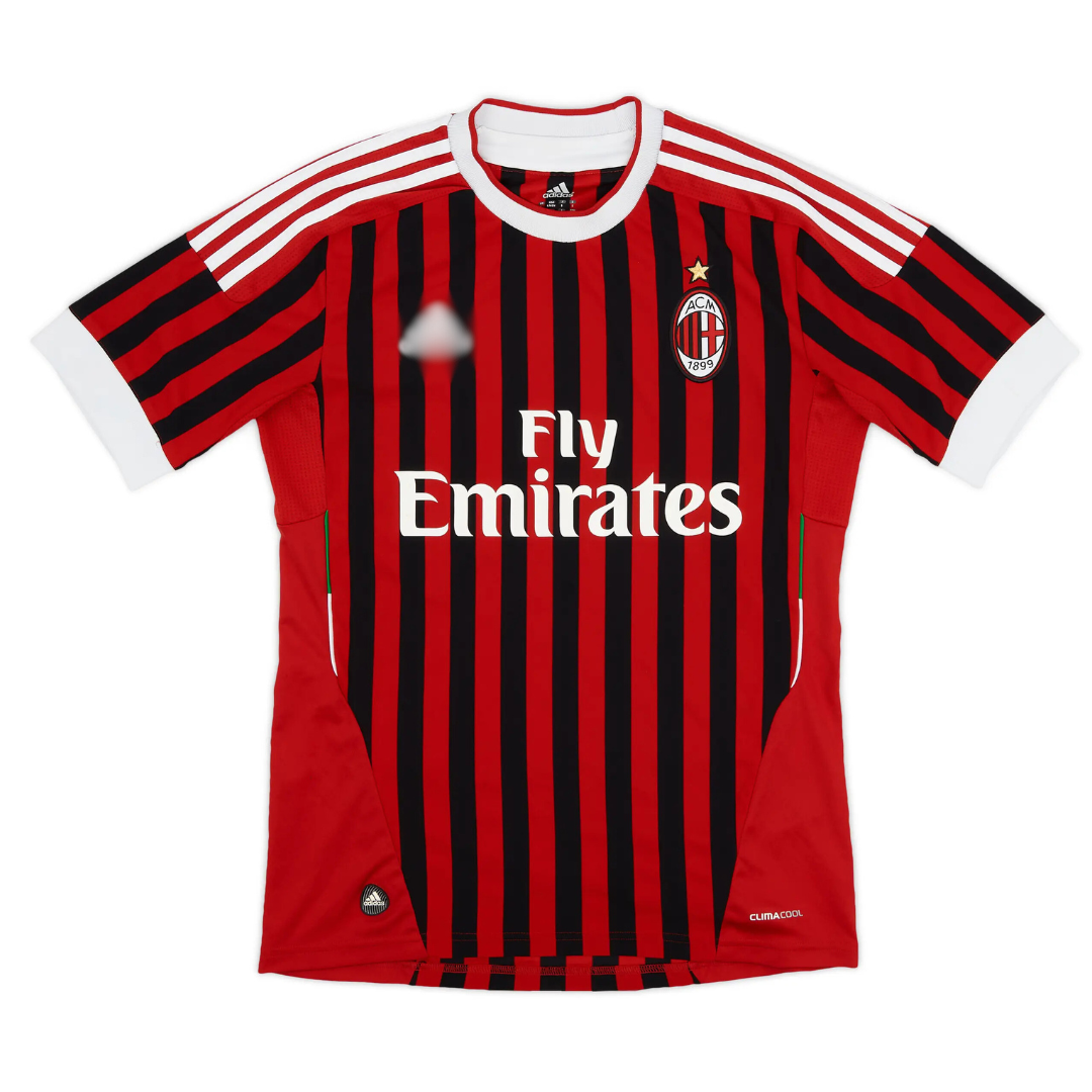 Men's AC Milan 2011/12 (Home) Retro Jersey