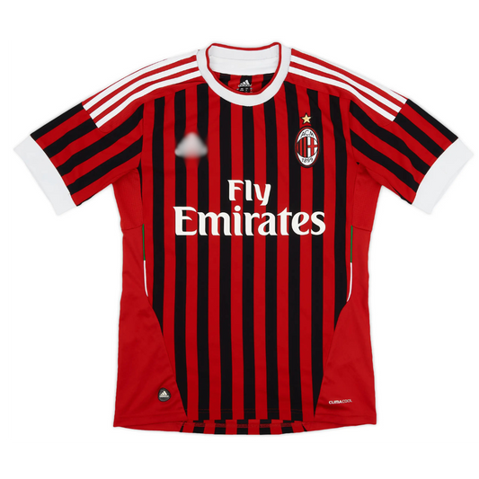 Men's AC Milan 2011/12 (Home) Retro Jersey