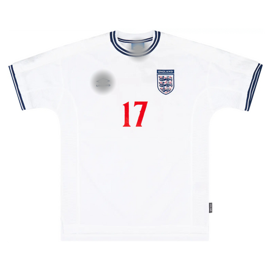 Men's England 2000 (Home) Retro Jersey