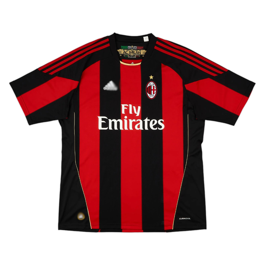 Men's AC Milan 2010/11 (Home) Retro Jersey