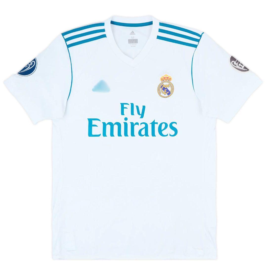 Men's Real Madrid 2017/18 (Home) Retro Jersey