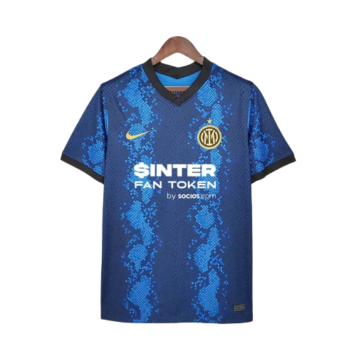 Men's Inter Milan 2021/22 (Home) Retro Jersey