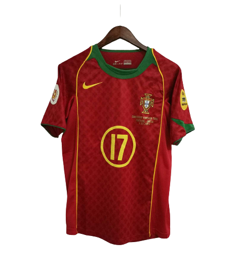 Men's Portugal 2004 (Home) Retro Jersey