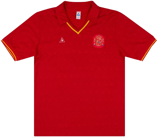 Men's Spain 1988 (Home) Retro Jersey