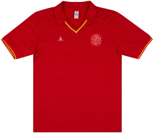 Men's Spain 1988 (Home) Retro Jersey