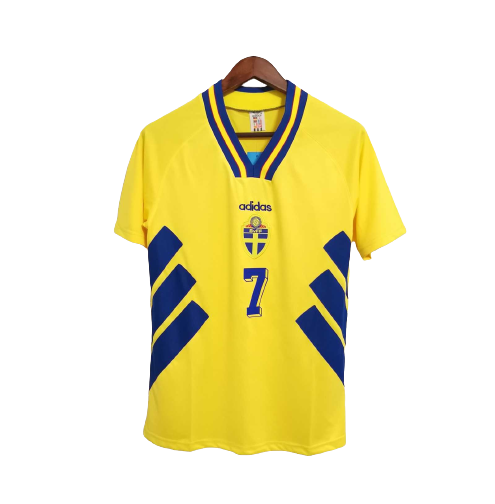 Men's Sweden 1994 (Home) Retro Jersey