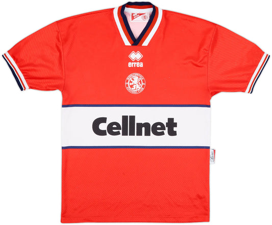 Men's Middlesbrough 1997/98 (Home) Retro Jersey